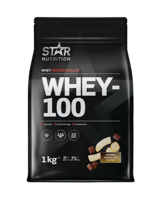 Star Nutrition Whey- 100 protein av högsta Klass